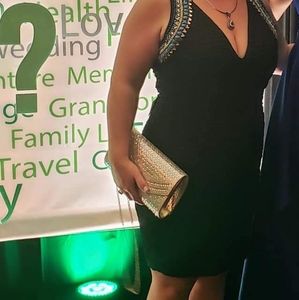 H&M beaded dress. Worn once. Size 12-Missing tag